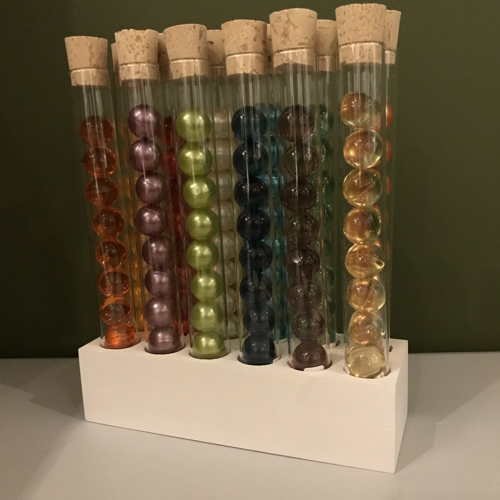 Blok met 12 geuren badparels